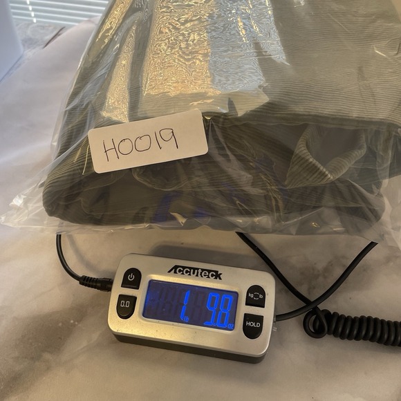 American Eagle Corduroy Pants Size 22 Short Super Stretch Hi-Rise Boot Cut Green - Picture 12 of 12